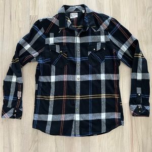 Public Opinion pearl snap western flannel